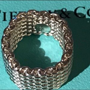 Tiffany&co mesh ring size 7